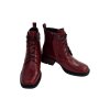Ladies dámská kotníková obuv F854-009B bordová