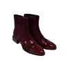 Ladies dámská kotníková obuv AZL2440 bordová