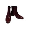 Ladies dámská kotníková obuv AZL2440 bordová