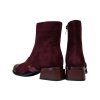 Ladies dámská kotníková obuv AZL2440 bordová