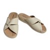 Piccadilly dámské pantofle WIDEFIT 239023-2 krémové