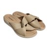 Piccadilly dámské pantofle WIDEFIT 239023-4 béžové