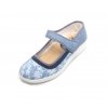 MEDI LINE dámská lycrová obuv 4301 džínové modré