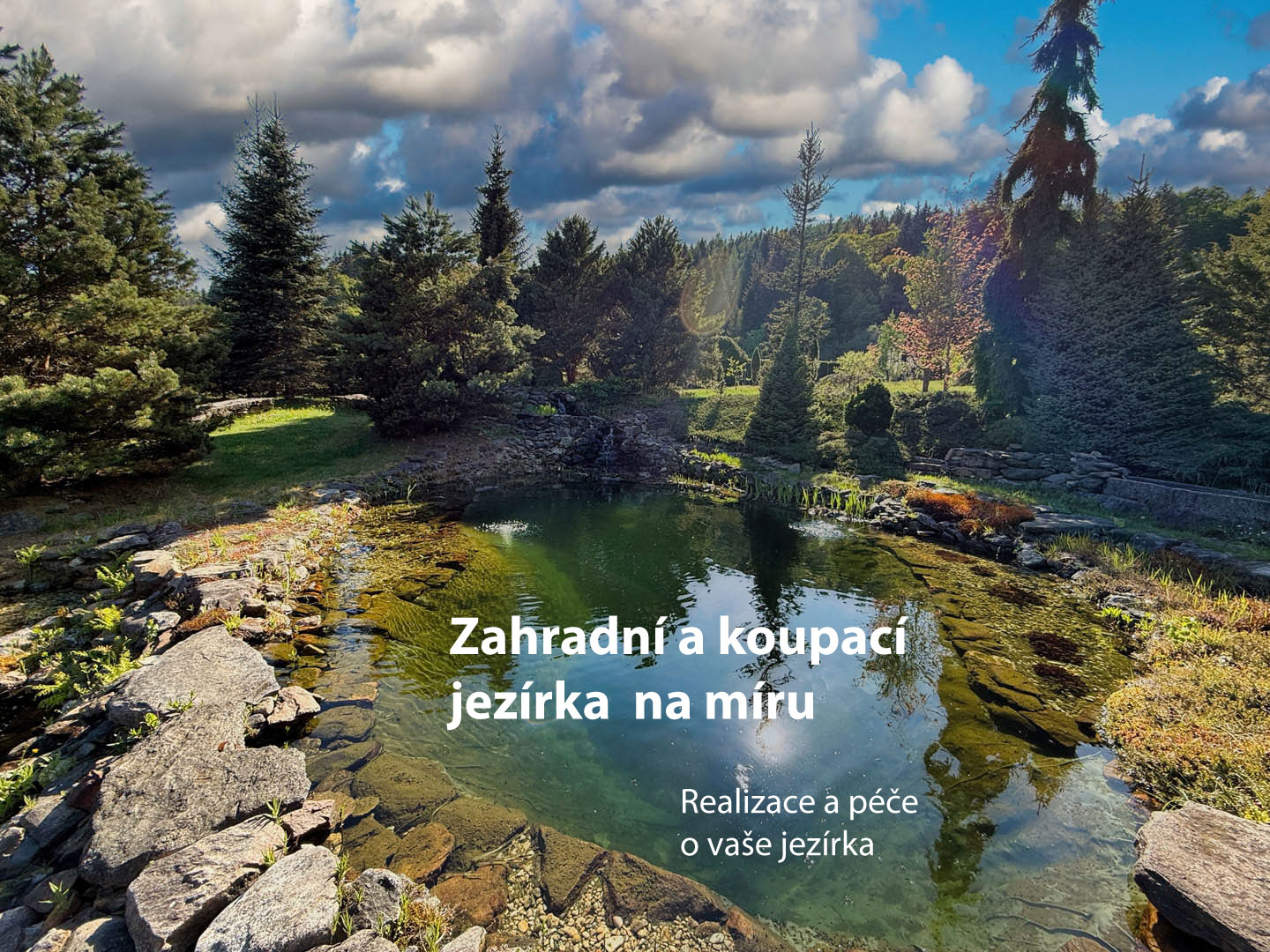 Zahradní jezírko