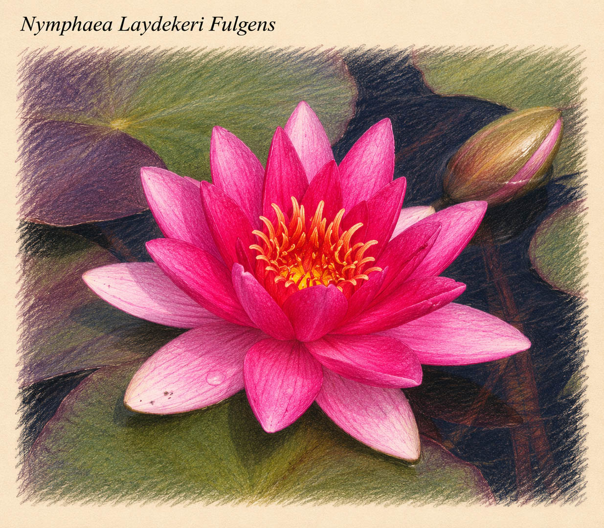 Nymphaea laydekeri Fulgens