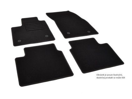 Textilní autokoberce Standard  na RENAULT Modus 2004-2012