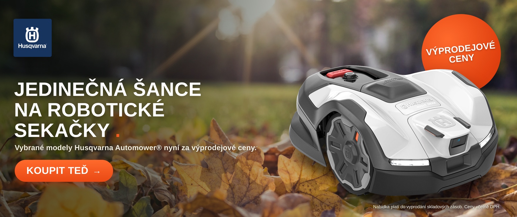 Novinka Husqvarna automower 405VE NERA