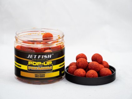 Jet Fish Premium clasicc POP-UP 16 mm - CHILLI / ČESNEK