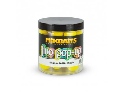 Mikbaits Plovoucí fluo boilie 250ml - 18mm