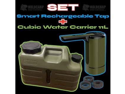 holdcarp set automaticka pumpa smart rechargeable tap kanystr cubic water carrier 11 l (3)