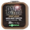 korda navazcova snurka dark matter tungsten coated braid gravel brown 10 m
