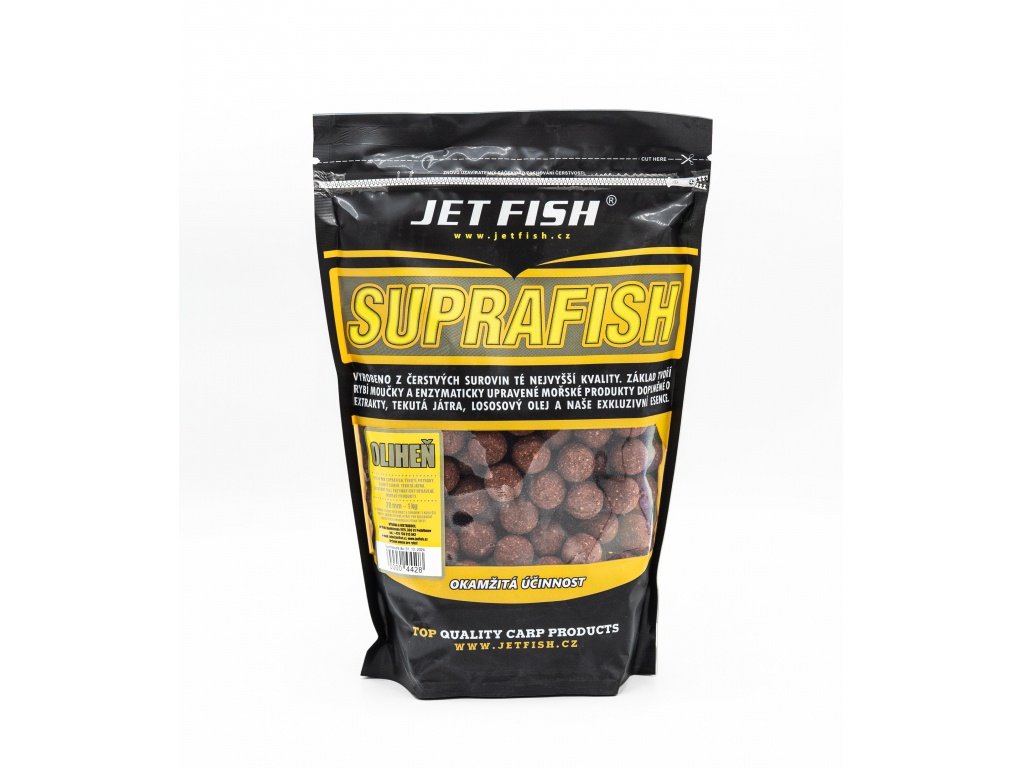 Jet Fish Boilie Supra Fish Oliheň 1kg