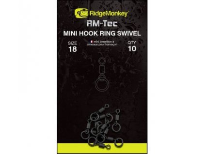 RidgeMonkey Mikroobratlík Ridgemonkey Mini Hook Ring Swivel | 18