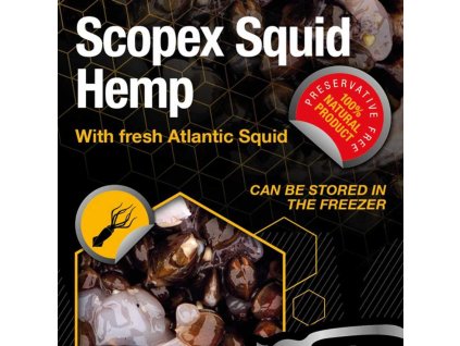 Nash Partikl Scopex Squid Hemp 0,5l