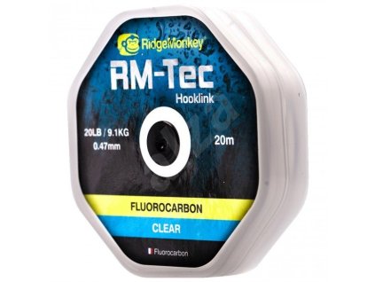 RidgeMonkey Tec Fluorocarbon - čirá | 0,41mm 15lb