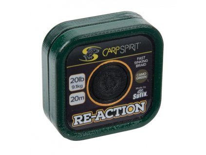 Carp Spirit Re-action Braid 20 m/20 lb Camo Green (Nosnost 15lb)