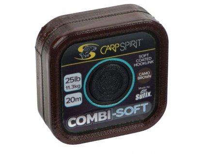 Carp Spirit Šnůrla Combi-Soft Coated Braid Camo Brown 20m (Nosnost 20lb)