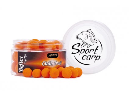 Sportcarp Plovoucí Boilies Reflex PoP-Up Chilli Fruit 150ml (Průměr 15mm)