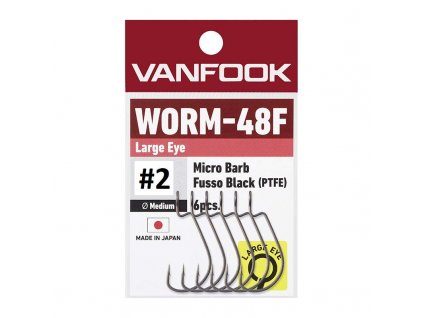 Vanfook Háčky Worm 48F Big Eye