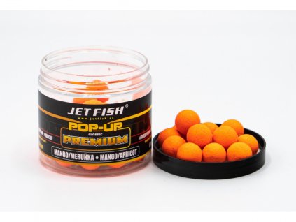 Jet Fish Boilies Premium Clasicc Pop Up Mango Meruňka