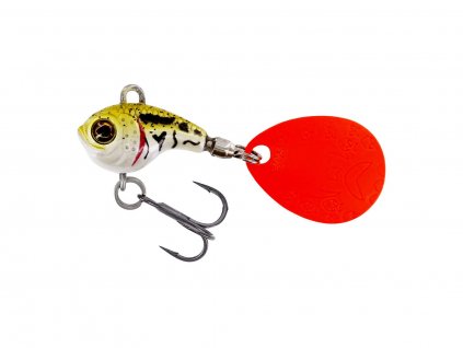 Westin Třpytka DropBite Tungsten Spin Tail Jig Pearl Stickleback