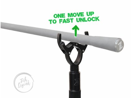 zfish rohatinka butt grip quick lock