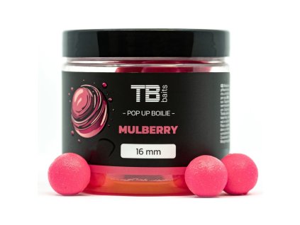 TB Baits Plovoucí Boilie Pop-Up Mulberry + NHDC 65g