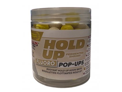 Starbaits Plovoucí Boilie Hold Up Fermented Shrimp Fluo 80g