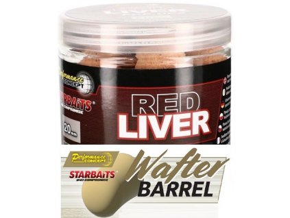 Starbaits Neutrálně Vyvážená Nástraha Red Liver Wafter