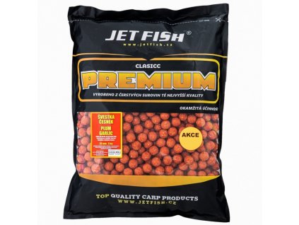 Jet Fish Boilie Premium Clasicc Chilli / Česnek