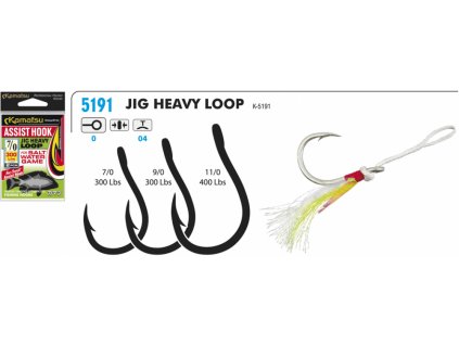 Kamatsu Háčky Assis Hook Jig Heavy Loop 2ks