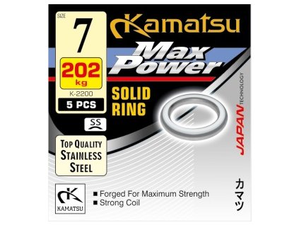 Kamatsu Kroužky Max Power Solid Ring SS 5 ks