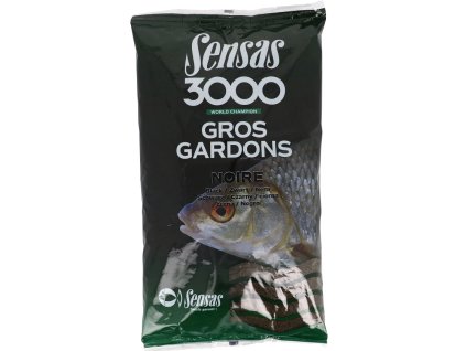 Sensas 3000 GROS GARDONS BLACK (ČERNÁ) 1KG