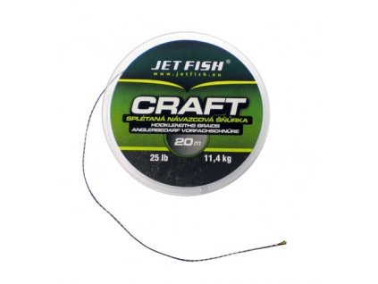 Jet Fish Splétaná Šňůrka Craft 25lb 20m