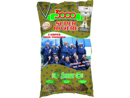Sensas 3000 Super Riviere Carp (řeka-kapr) 1kg
