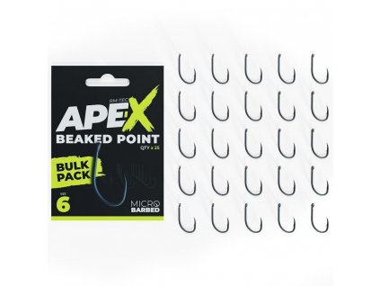 RidgeMonkey Háčky Ape-X Beaked Point Barbed Bulk Pack 25 ks