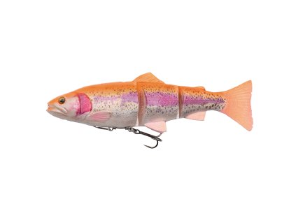 Savage Gear Gumová Nástraha Pstruh 4D Line Thru Trout SS Rainbow Golden Albino 15cm 35g