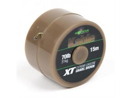 Korda Olověná Šňůra Kable XT Extreme Leadcore 70 lb 31 kg 15 m