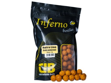 Carp Inferno Boilies Nutra Line Zralý Pomeranč