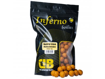 Carp Inferno Boilies Nutra Line Malina/Broskev