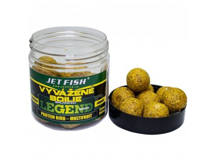 Jet Fish Vyvážené Boilie Legend Range Protein Bird Multifruit 250ml