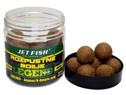 Jet Fish Rozpustné Boilie Legend Range Bioliver - Ananas / N-Butyric 250ml