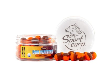 Sportcarp Neutrálně Vyvážené Nástrahy Duo Wafters Spicy Krill 100ml (Průměr 11mm)