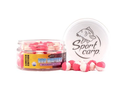 Sportcarp Neutrálně Vyvážené Nástrahy Duo Wafters Mulberry Garlic 100ml (Průměr 11mm)