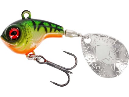 Westin Třpytka DropBite Spin Tail Jig FireTiger