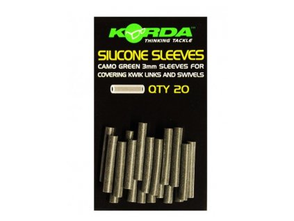 korda silikonovy prevlek silicone sleeves weedy green 20 ks