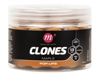 Mainline Plovoucí Boilie Clones Pop Ups Maple Javor 13mm 150ml