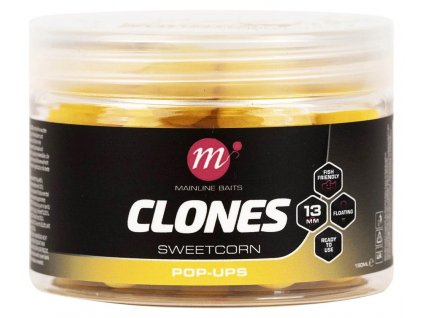 Mainline Plovoucí Boilie Clones Pop Ups Sweetcorn 13mm 150ml