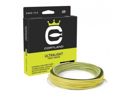 Cortland Muškařská Šňůra Trout Ultralight Tricolor Fresh Floating WF 90ft