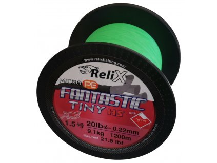 Awas Pletená Šňůra ReliX Fantastic Tiny Fluo Green 1200m